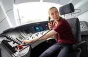 Einblicke in die Ausbildung: unterwegs mit Lokf&uuml;hrer-Azubi Laura.