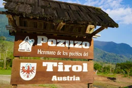 Einfahrt von Pozuzo