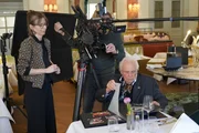 Eckart Wiztigmann mit der Regisseurin Carina Simader im Hotel Straubinger Eckart Wiztigmann mit der Regisseurin Carina Simader im Hotel Straubinger
