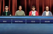 Die Kandidaten (v.l.n.r.): Maximilian Bitz, Matthias Rohrschneider (MDR Jump), Felix Kreutzfeldt, Julian Beimdiecke (Bremen Vier).