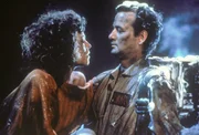 Sigourney Weaver (Dana Barrett), Bill Murray (Dr. Peter Venkman).