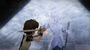 Mit dem Zauberschwert Excalibur will Arthur seinen Freund Merlin aus dem Glaskäfig befreien. Mit dem Zauberschwert Excalibur will Arthur seinen Freund Merlin aus dem Glaskäfig befreien.