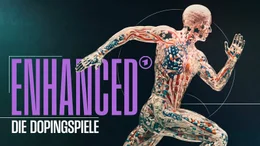 Das Cover zur Sport-Doku "Enhanced Games - Die Dopingspiele".