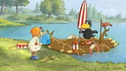 Socke will das Weite suchen. Kommt Wolle mit? Socke will das Weite suchen. Kommt Wolle mit?