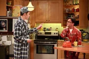 Sind sich mal wieder nicht einig: Sheldon und Leonard ... Sind sich mal wieder nicht einig: Sheldon und Leonard ...