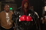 Doc Broadus (Forest Whitaker, l.); George Foreman (Khris Davis, r.)
