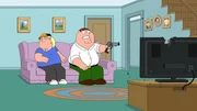 Chris Griffin (l.); Peter Griffin (r.) Chris Griffin (l.); Peter Griffin (r.)