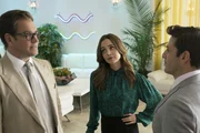 Jason Bull (Michael Weatherly, l.); J. P. Nunnelly (Eliza Dushku, M.)