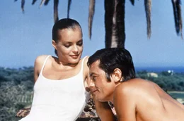 Die Leidenschaft von Romy Schneider und Alain Delon als Paar fand sp&auml;ter ihren Niederschlag in dem Kultfilm "Der Swimmingpool".