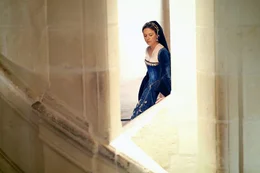 Die au&szlig;ergew&ouml;hnliche Treppe von Schloss Chambord besteht aus zwei ineinandergreifenden Wendeltreppen mit einer ausgesparten Mittelachse.
