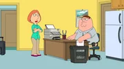 Lois Griffin (l.); Peter Griffin (r.)