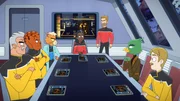 v.li.: Shaxs, Kayshon, T'Ana, Carol Freeman, Jack Ransom, Gabers Migleemo, Andy Billups