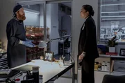 Dr. Svensson (Gustaf Hammarsten) und Dr. Ana Lasbrey (Ashley Madekwe). Dr. Svensson (Gustaf Hammarsten) und Dr. Ana Lasbrey (Ashley Madekwe).