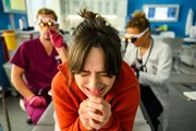 Von links: Lukas Hilpert (Niklas L&ouml;ffler), Evelyn Potschek (S&uuml;heyla &Uuml;nl&uuml;), Helena von Arnstett (Claudia Hiersche).
