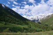 Die Tien Shan-Berge oder "Himmelsberge" gelten als Naturparadies im Süden Kasachstans, im Herzen Zentralasiens. Die Tien Shan-Berge oder "Himmelsberge" gelten als Naturparadies im Süden Kasachstans, im Herzen Zentralasiens.