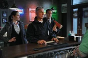 Pictured left to right: Danielle Bisutti as Ashley Winter, Mark Harmon as Leroy Jethro Gibbs and Michael Weatherly as Anthony DiNozzo Pictured left to right: Danielle Bisutti as Ashley Winter, Mark Harmon as Leroy Jethro Gibbs and Michael Weatherly as Anthony DiNozzo