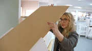Anna Weber im Einzelhandel.