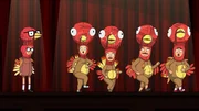BOB'S BURGERS: The Belcher kids work on their own version of the school's Thanksgiving play in the "The Quirkducers" episode of BOBÕS BURGERS. BOB'S BURGERS: The Belcher kids work on their own version of the school's Thanksgiving play in the "The Quirkducers" episode of BOBÕS BURGERS.