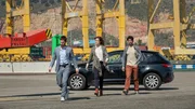L-R: Xavi Bonet (Clemens Schick), Fina Valent (Anne Sch&auml;fer), Sameer (Altamasch Noor).