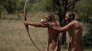 Darrin holds the bow while patrick holds the line. Darrin holds the bow while patrick holds the line.