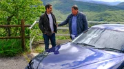 Mike and Elvis next to Alfa Romeo GTV. Mike and Elvis next to Alfa Romeo GTV.