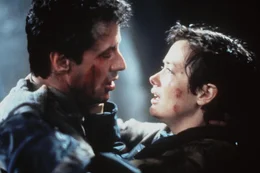Gabe (Sylvester Stallone), Jessie (Janine Turner)