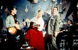 L-R, vorne: Sylvio (Silvio Francesco), Kathrin (Caterina Valente), Pierre (Peter Alexander).