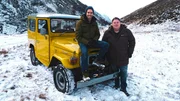 MIKE AND ELVIS POSING WITH BJ40 MIKE AND ELVIS POSING WITH BJ40