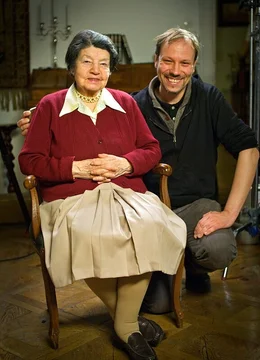 Lotte Michner, Hans Mosers Nichte mit Regisseur Wolfgang Liemberger.