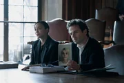 DR. DEATH -- "Surgeons, Bachelors, and Butchers" Episode 208 -- Pictured: (l-r) Ashley Madekwe as Dr. Ana Lasbrey, Luke Kirby as Dr. Nathan Gamelli -- (Photo by: Barbara Nitke/PEACOCK) DR. DEATH -- "Surgeons, Bachelors, and Butchers" Episode 208 -- Pictured: (l-r) Ashley Madekwe as Dr. Ana Lasbrey, Luke Kirby as Dr. Nathan Gamelli -- (Photo by: Barbara Nitke/PEACOCK)