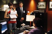 Angela Montenegro (Michaela Conlin) und Seeley Booth (David Boreanaz)