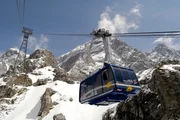 Gondel der Tiroler Zugspitzbahn.