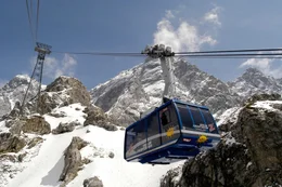 Gondel der Tiroler Zugspitzbahn.