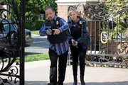 LAW & ORDER: SPECIAL VICTIMS UNIT -- "Girls Disappeared" Episode 1601 -- Pictured: (l-r) Ice-T as Detective Odafin 'Fin' Tutuola, Kelli Giddish as Detective Amanda Rollins