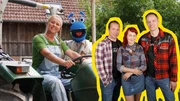 Singa und SingDing erkunden zusammen mit 3Berlin den Bauernhof.