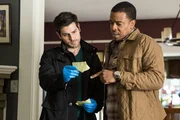 GRIMM -- "The Good Soldier" Episode 311 -- Pictured: (l-r) David Giuntoli as Nick Burkhardt, Russell Hornsby as Hank Griffin -- (Photo by: Scott Green/NBC) GRIMM -- "The Good Soldier" Episode 311 -- Pictured: (l-r) David Giuntoli as Nick Burkhardt, Russell Hornsby as Hank Griffin -- (Photo by: Scott Green/NBC)