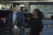 l-r: John Nolan (Nathan Fillion), Nyla Harper (Mekia Cox)