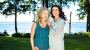 l-r: Justine Lockhart (Sarah Smyth), Olivia Lockhart (Andie MacDowell)