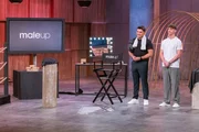 Esad Alper (l.) und Joel Selzener pr&auml;sentieren mit maleup den Concealer f&uuml;r M&auml;nner. Sie erhoffen sich ein Investment von 150.000 Euro f&uuml;r 10 Prozent der Firmenanteile.