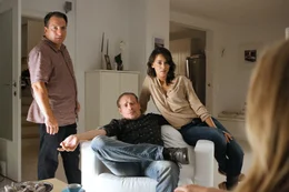 L-R: Roland (Robert Palfrader), Gerry (Johannes Krisch), Silvia (Edita Malovcic)