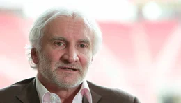 Rudi V&ouml;ller, Fu&szlig;ball-Weltmeister von 1990.