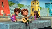 L-R: Santiago Montes, Kiko, Tom&aacute;s Montes, Lorelai