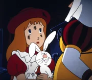 Einen ganzen Tag lang hat Alice im Wetterhäuschen des Wunderlandes gearbeitet und dies hat Spuren in ihrem Gesicht hinterlassen. Einen ganzen Tag lang hat Alice im Wetterhäuschen des Wunderlandes gearbeitet und dies hat Spuren in ihrem Gesicht hinterlassen.