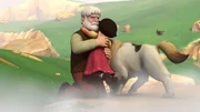 Großvater konnte Heidi im letzten Augenblick retten. Großvater konnte Heidi im letzten Augenblick retten.