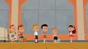 Isabell schl&auml;gt den Jungs vor, Kaufladen zu spielen.