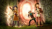 Morgan, Sagramor und Arthur müssen sich in Sicherheit bringen, bevor sich da Tor des Feenpfades schließt. Morgan, Sagramor und Arthur müssen sich in Sicherheit bringen, bevor sich da Tor des Feenpfades schließt.