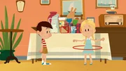 Marie-Hedwig w&uuml;rde gerne den Hula-Hoop-Reifen gewinnen.