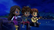 L-R: Lorelai, Santiago, Kiko (oben), Tom&aacute;s