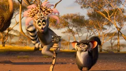 "Madagascar 2", Die New Yorker Zootiere machen sich nach ihrem Abenteuer in Madagaskar auf die Heimreise in den Big Apple. Die Pinguine machen ein Flugzeugwrack startklar - und ab geht's! &Uuml;ber Afrikas Savanne macht das Flugzeug nicht mehr mit. Nach einer atemberaubenden, aber bravour&ouml;sen Bruchlandung w&auml;hnen sich L&ouml;we Alex, Zebra Marty, Nilpferddame Gloria und Giraffe Melman im Paradies. Als Alex in dem Anf&uuml;hrer der Tiere seinen Vater erkennt, verfolgt Rivale Makunga bereits finstere Intrigenpl&auml;ne.  SENDUNG: ORF eins - MO - 26.10.2020 - 13:10 UHR. - Veroeffentlichung fuer Pressezwecke honorarfrei ausschliesslich im Zusammenhang mit oben genannter Sendung oder Veranstaltung des ORF bei Urhebernennung.
