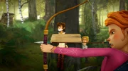 Wenn es eng wird, k&ouml;nnen die Freunde der Tafelrunde auf Prinzessin Guinevere bauen.